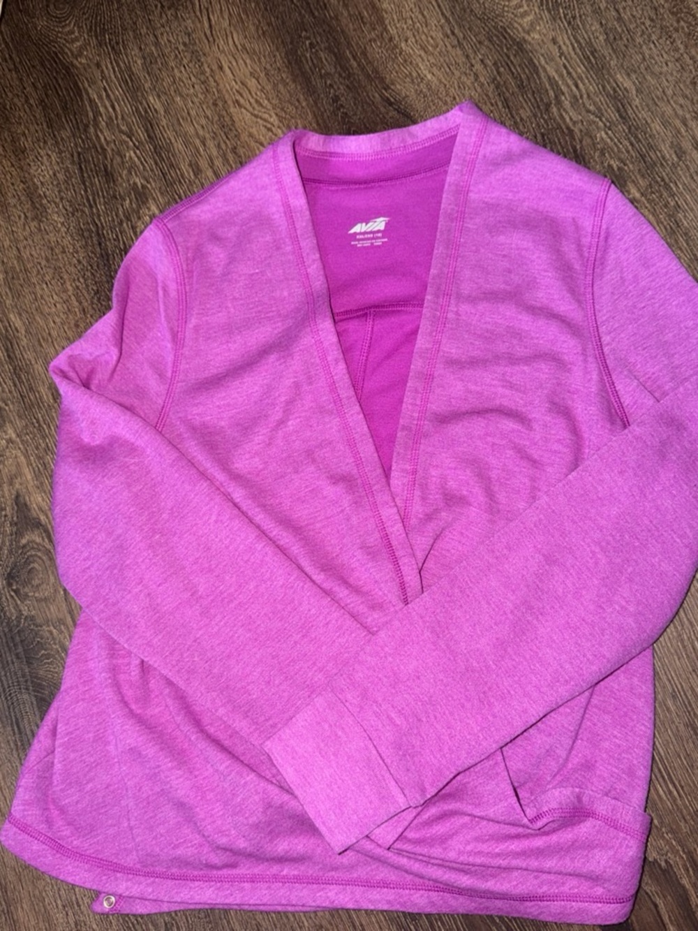Avia kid’s Magenta V-Neck Long Sleeve Sweater